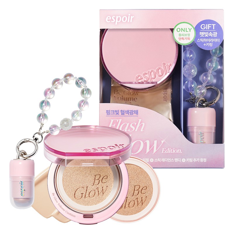 espoir [SET] espoir Be Glow Volume Cushion 13g*2 + Cheek