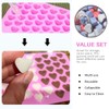 Eolilim 5PCS Mini Gummy Silicone Molds with 2 Droppers, Gummies