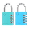 Zarker XD40 Combination Lock, 4-Digit Padlock for School Gym Sports