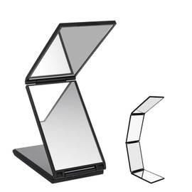 Self Cut Mirror Foldable Makeup Mirror 360 Degree Handheld Desktop DIY Haircut Tool Styling Grooming for Men 4 Way Mirrors 360 Mirrors for Women for Braiding