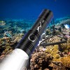 BlueFire Diving Flashlight,Dual Lights 1500 Lumen Waterproof Diving Torch,Dive Lights Underwater 40M LED Flashlight,for Under Water Deep Sea Cave