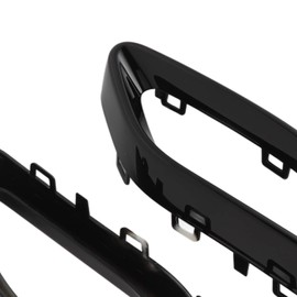 2pcs Rear Exhaust Pipe Cover, Exhaust Tip Cover Trims Replacement for A B C E GLC CLS‑Class W177 W247 W205 W213 X253 C257 (Gloss Black)