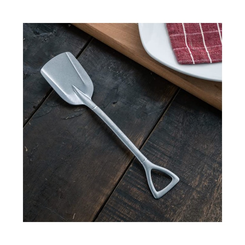 VINTAGE INOX Vintage Scoop, Square Spoon, Large, Made in Japan