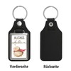 speecheese Chick Keyring with Faux Leather Pendant with Saying Everyday