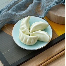 Chopstick Rest, Water Dumplings, Gyoza, Funny, Tableware, Goods, Gift, 1.8 x 0.8 x 1.0 inches (4.7 x 2 x 2.5 cm), Pack of 4