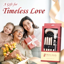 [Combo] Merry Sticks Lightweight Foldable Walking Canes for Women and Men, Adjustable & Collapsible Walking Stick for Seniors, Includes A Cane Bag & A Smart Reflective Cane Holder - Dazzling Red