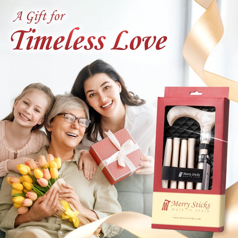 [Combo] Merry Sticks Lightweight Foldable Walking Canes for Women and