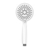 WENKO Young White Shower Head, Durable Universal Hand Shower, Trendy