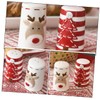 Zerodeko 2pcs Adorable Ceramic Pepper and Salt Shaker Space Saving