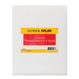 School Smart 8-1/2 x 11 in Copier Film Without Sensing Strip, Pack of 100, Transparency - 079880,Blue