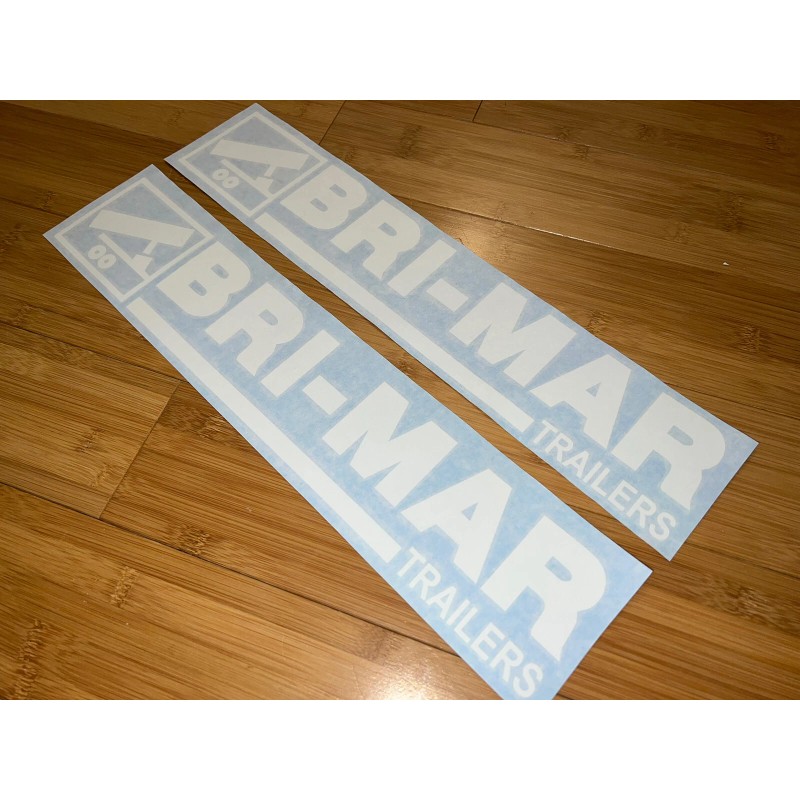 BRI-MAR Trailers OEM Replacement TRAILER DECAL Stickers - SET OF