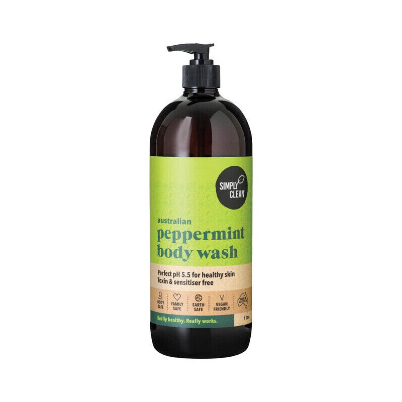 Simply Clean Body Wash - Peppermint, 500ml