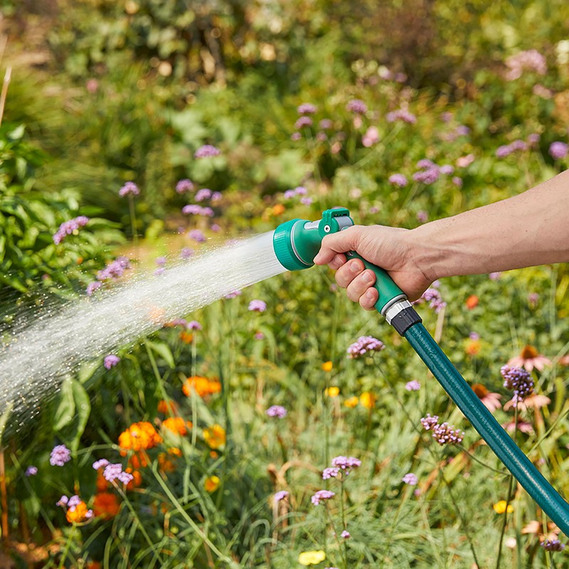 Gilmour Medium Duty Thumb Control Pre-set Watering Nozzle, Spruce