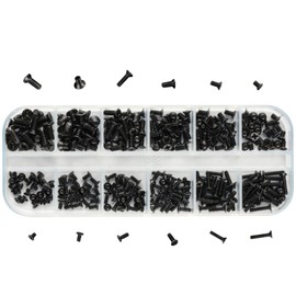 Pack of 300 M2 M2.5 M3 Screws Set, PC Screws Set, Laptop Screws Assorted Set, Mini Screws Set, Computer Screws, Universal Phillips Screws, HDD M.2 SSD Computer Repair Screws