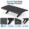 Adjustable Monitor Top Shelf for Space-Saving Storage – Foldable Screen