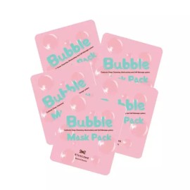 Livecoy 리브코이 버블 마스크팩 5개입 클랜징 마스크팩 LivCoi Bubble Mask Pack 5ea Cleansing Mask Pack