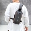 Unisex Classic Password Anti-Theft Chest Bag Simple Fashionable All-Match Messenger