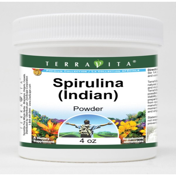 Spirulina (Indian) Powder (4 oz, ZIN: 521442) - 2 Pack