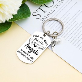 FAFQBING Christian Gifts for Women Men Encouragement Keychain Religious Faith Gift Bible Verse Keychains Gift for Birthday Gifts Ideas for Her Him