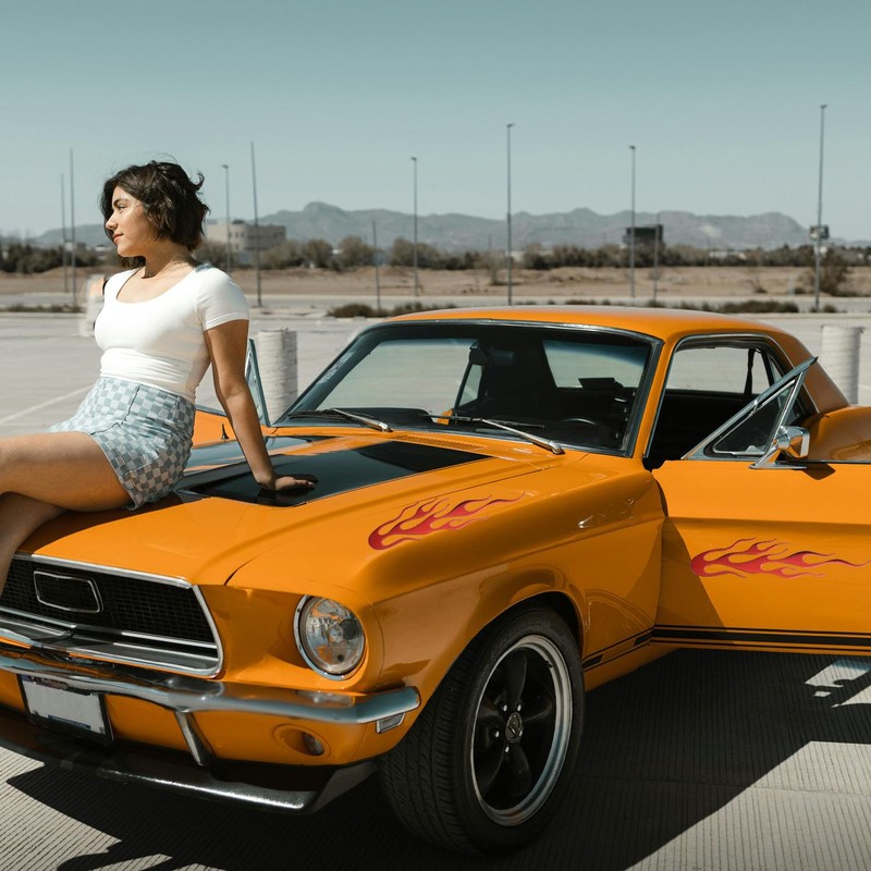 3 Pcs Red Flame Reflective Sticker Decal for Cars Motorcycle