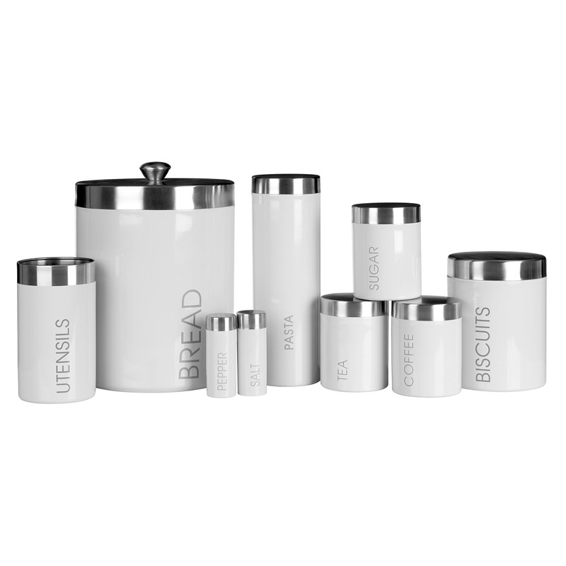 Premier Housewares Liberty Salt and Pepper Set - White