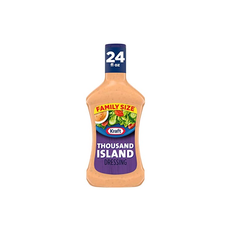 Kraft Thousand Island Dressing & Dip, 24-Ounce Plastic Bottles (Pack