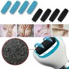 4 Pcs Extra Coarse Pedicure Rollers Replacement Rollers Heads Wet