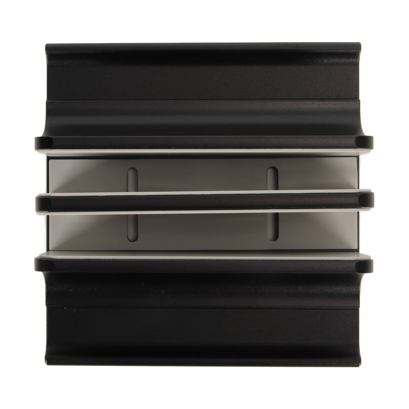 Vertical Laptop Stand 2 Slots Anodized Aluminium Alloy Adjustable Space
