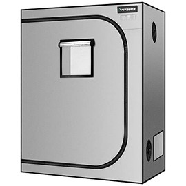 VIVOSUN G425 48"x24"x60" Grow Tent, 4x2 FT Advanced Gray Grow Tent with 19mm Poles, Observation Window and Floor Tray for Hydroponic Plants for VS2000