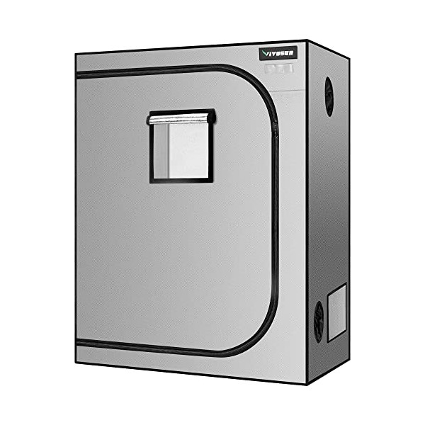 VIVOSUN G425 48"x24"x60" Grow Tent, 4x2 FT Advanced Gray Grow
