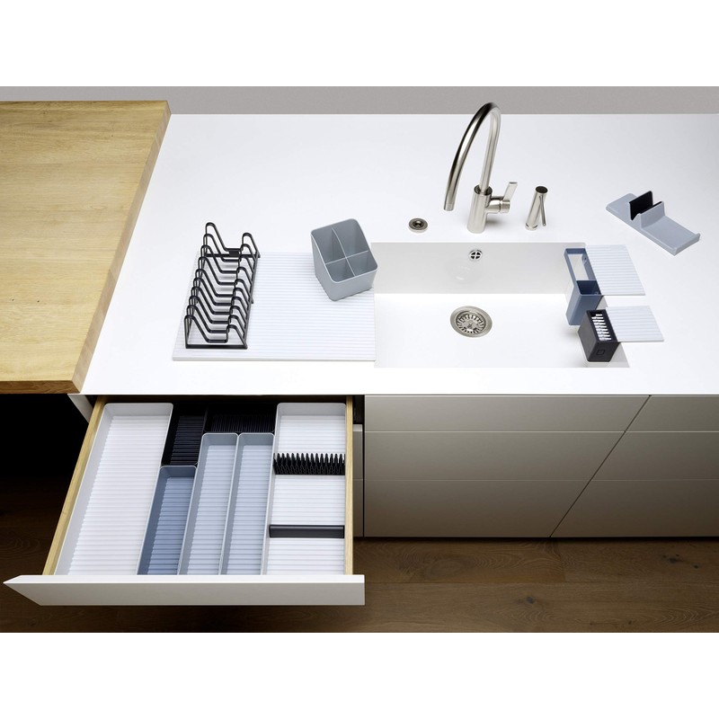 Kuhn Rikon Wave Drawer Organiser, Medium, Blue