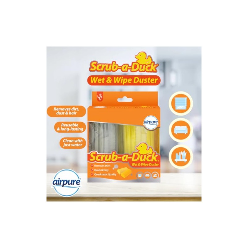 Scrub-a-Duck® Wet & Wipe Duster (2 Pack)