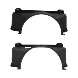 KarParts360 For Chevy Suburban 1500/Tahoe 2000 2001 2002 2003 2004 Fan Shrouds Upper And Lower | Pair | Fits Radiator Fan | 4.8 Liter/5.3 Liter Engine | 28 In. Core | GM3110134 | 15088327, 15707562