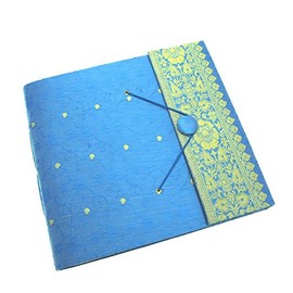 Paper High Sari Photo Album Large - 240 x 260mm - Blue