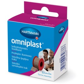 omniplast: The Heavy Duty Plaster on the Roll for Fixing Wound Dressings 2.5 cm x 5 m Pack of 1