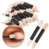 Eyeshadow Brush, Sponge Tip, Disposable, Double Eyeshadow Brush, Pack of