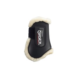 Eskadron Set of 2 Protective Boots Faux Fur Compact Rear Colour: Black