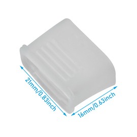 WHYHKJ 20PCS Whistle Mouthpiece Grip Protector Dolphin Whistle Coreless Whistle Transparent Universal Teeth Lip Mouth Guard Used for Traffic Police Referee Coach Lifeguard Animal Trainer