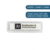 JU Metallwarenfabrik JU Name Plate 67 x 22 mm Punch