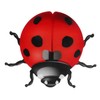Kichvoe 4pcs Ladybug Wall Sculpture Spring Decor Metal Ladybug Garden