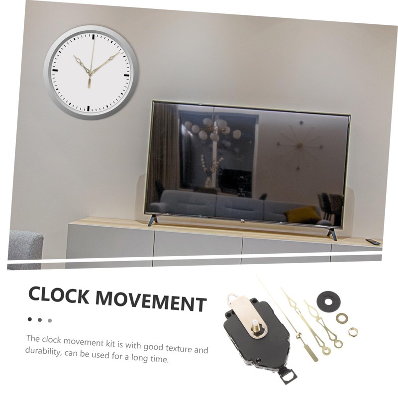 Gadpiparty 1 Set Clock Movement Mechanism Kit with Clock Hands