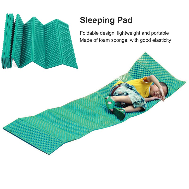 Double Egg Crate Sleeping Pad Foldable Thickened Foam Sleep Mat