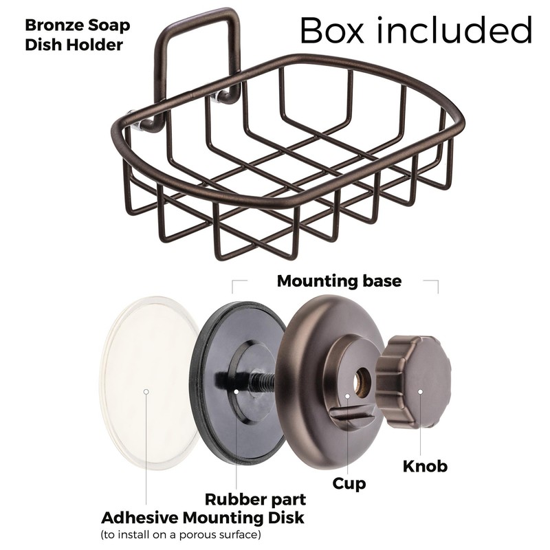 HASKO accessories - Super Powerful Vacuum Suction Cup Soap Dish
