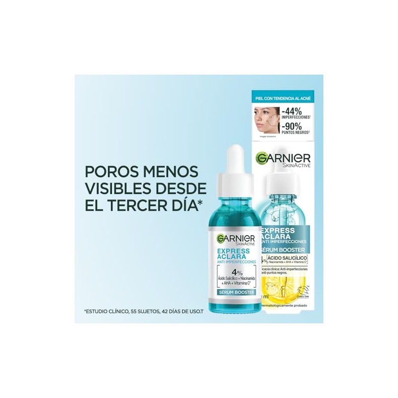 Garnier Express Aclara Sérum Anti Imperfecciones Concentrado Vitamina Ácido Salicílico