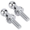 Ball Stud, Fydun 2 Pieces Ball Bolts Galvanised Steel 10