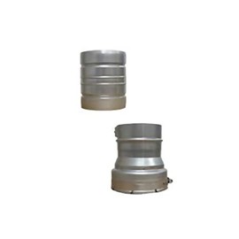 Noritz VK4-PVC2SUS 4" PVC to 4" Single-Wall Stainless Steel Conversion Kit for NRC83/NRC98/NRC111/NCC199 - N/A