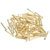 sourcing map 250 Pcs Small Tiny Nails 1.2mmx15mm(DXL) Tiny Brass