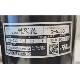 Rechi Precision Rotary Compressor – 44R312A Reichi Precision 208-230V Single phase 22