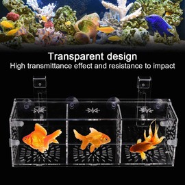 Aquarium Fish Breeder Box, Baby Fish & Shrimp Incubator (30CM*10CM*10CM)