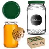 KADAX Honey Jars, 900 ml, Preserving Jars with Fi82 mm